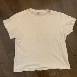 Re/Done Optic White Classic Tee